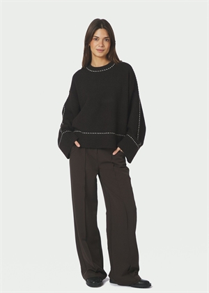 Roeme stitch strik Dark Brown Neo Noir